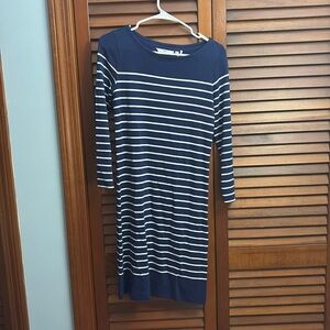 Vineyard Vines Striped Midi Dress